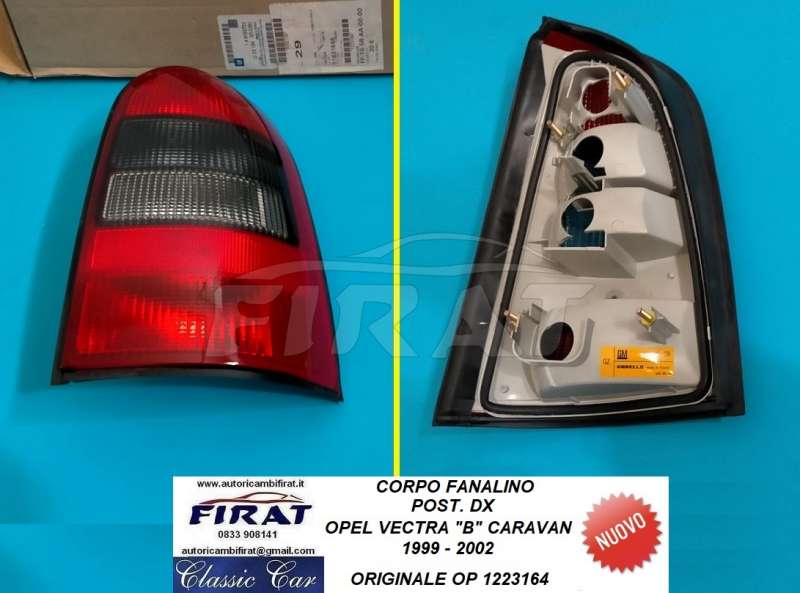 FANALINO OPEL VECTRA B CARAVAN 99 - 02 POST.DX (1223164)